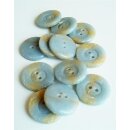 Knopf KS marmoriert hellblau 17mm