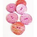 Knopf KS Glitzer rosa 17mm