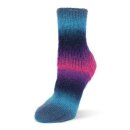 Flotte Socke 4fach Kolibri 6211 - blau-türkis-lila