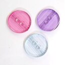 Knopf klar Streifen 15mm