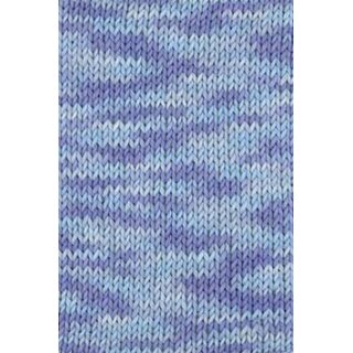 HANDARBEITSGARN COLOR HELLBLAU BEDRUCKT