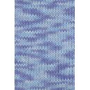 HANDARBEITSGARN COLOR HELLBLAU BEDRUCKT