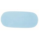 Taschenboden 40x18 cm transparent hellblau