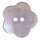 Knopf Perlmutt Blume Größe 24 - 15mm