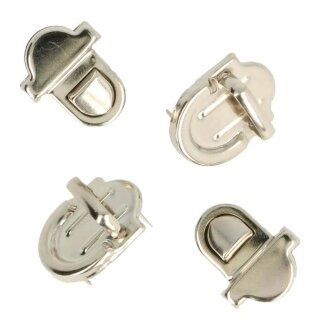 Steckschloss für Taschen 30x20mm - 2 Stk